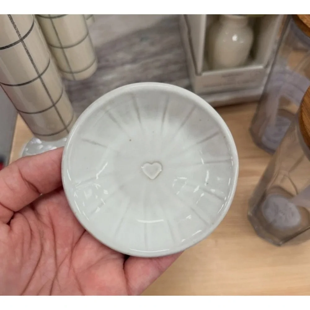 Hearth‎ Hand Magnolia Heart Ring Dish Trinket Jewelry Catchall Modern Farmhouse